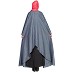 Denim abaya - Inner and Upper attached frilled pocket design